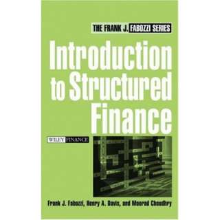 Image Introduction to Structured Finance (Frank J. Fabozzi Series 
