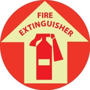  FLOOR SIGNS FIRE EXTINGUISHER W/ARROW