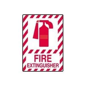FIRE EXTINGUISHER (W/GRAPHIC) 10 x 7 Dura Plastic Sign