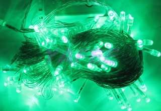   LED Green Xmas Party String Fairy Light indoor/outdoor christmas tree
