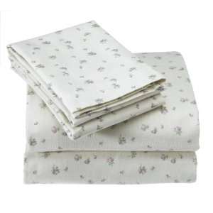   Laura Ashley Chintware Queen Cotton Flannel Sheet Set