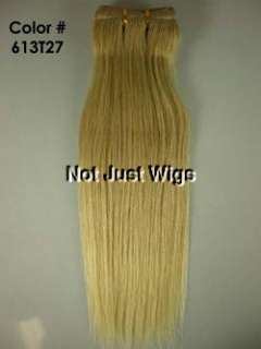 12 HUMAN HAIR REMY INDIAN BLONDE WEFT WEAVE 4 OZ  