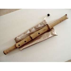   Bamboo Flute Zen Instrument w. Kinko Voicing mouthpiece Great Sounding