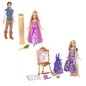   Tangled Rapunzel Royal Artist and Flynn Ryder Doll Set Toys & Games