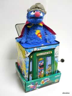 Sesame Street Super Grover Hero In The Box   jack in the box  