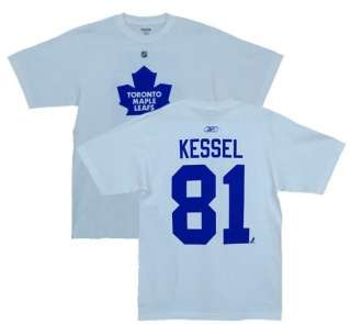   your favorite player in this name and number jersey tee from Reebok