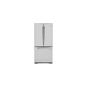   196 Cu Ft Frost Free French Door Refrigerator   Stain Appliances