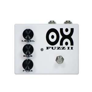  OXFUZZ Ox Fuzz II FX Pedal White Musical Instruments