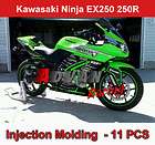 Kawasaki Ninja EX250 250R 2008 2012 09 10 11 Aftermarket fairings body 