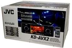 NEW JVC KD AVX2 3.5 IN DASH MONITOR DVD/CD/ PLAYER 046838022937 