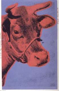 ANDY WARHOL Cow F&S ll.11A Screen print on Wallpaper  