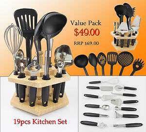 19 Pieces Kitchen Aid / Tools Set, Great gift pack 4 a new family 