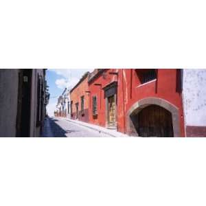  Houses Along a Street, San Miguel de Allende, Guanajuato 