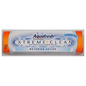  Aquafresh Extreme Clean Whitening Action Toothpaste .8 oz 