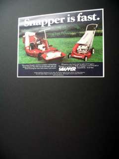 Snapper Lawnmowers Lawn Mower comet 1976 print Ad  