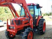 Kubota M5700 Diesel Farm Tractor 4X4 W/Loader & Cab  