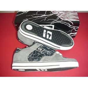 Globe Haslam Sabaton Skateboard Shoes Grey / Charcoal Size 8  