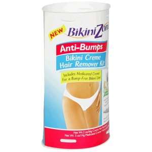  Bikini Zone Anti Bumps Bikini Creme Hair Remover Kit, 1 