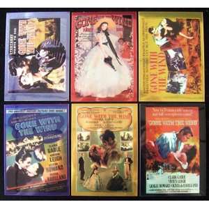  GONE WITH THE WIND LIMITED EDITION 6 CARD CHROMIUM INSERT 