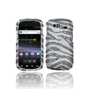  Samsung Google Nexus S Full Diamond Graphic Case   Black 