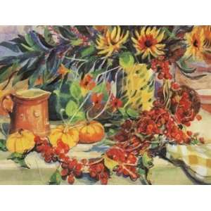  Gourds and Berries   Poster by Sue Wales (10x8)