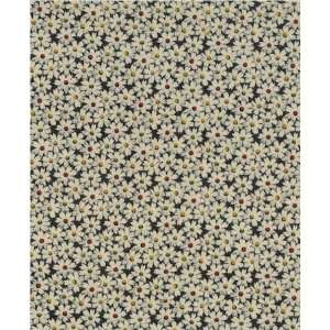  Fitted Pack N Play (Graco) Sheet   Floral On Black   Woven 