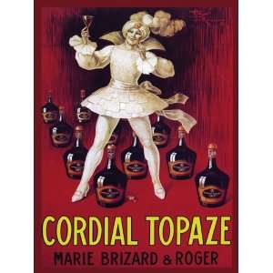  Cordial Topaze Marie Brizard & Roger Wine Grapes Drink Bar 
