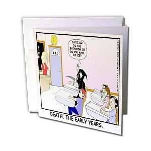 Religion Heaven Hell Cartoons   Grim Reaper The Early Years   Greeting 
