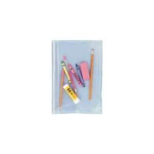  Pencil Pouch with Clear View. Color Vary    2 Packs. Fts 