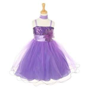  Purple Sequined Dress (8) 