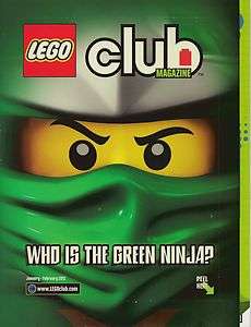LEGO Club Magazine January to February 2012 issue   NINJAGO GREEN 
