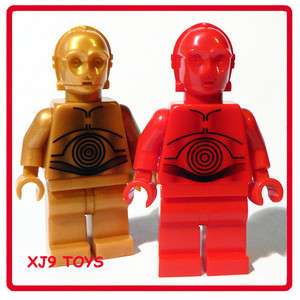 LEGO STAR CLONE WARS Protocol Droid 2 Pack Red R3PO and Gold C3PO NEW 