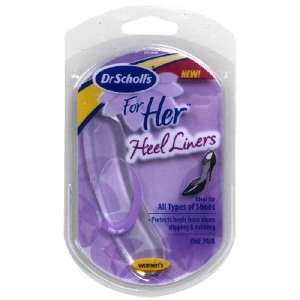 Dr. Scholls For Her Heel Liners, 1 Pair