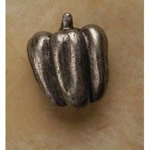   At Home Cabinet Hardware 433 Bell Pepper Knob Pewter with Copper Wash