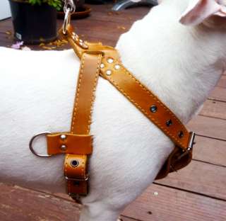 Boxer Leather Dog Pulling Harness Excercise Walk 23  29 Pitt Bull 