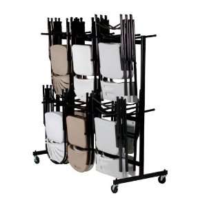  Chair Truck for Folding Chairs Hanging in Black Finish By 