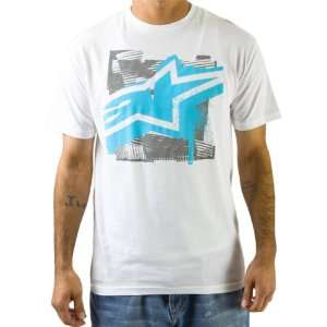   Mens Short Sleeve Fashion T Shirt/Tee   White / Large Automotive