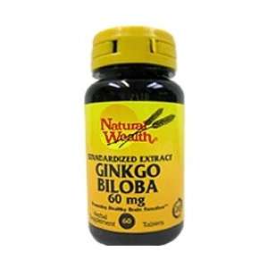  Ginkgo Biloba Tabs 60mg Nt Wl Size 60 Health & Personal 