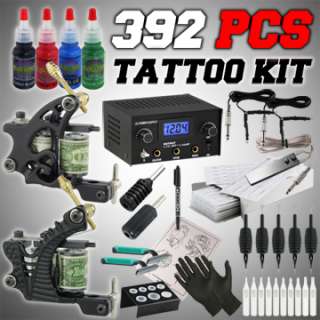 pro tattoo kit 2 tattoo machine dual tattoo power supply 4 radiant 