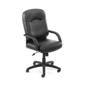  Boss Office Products Black Caressoft Executive Chair with Tilt 