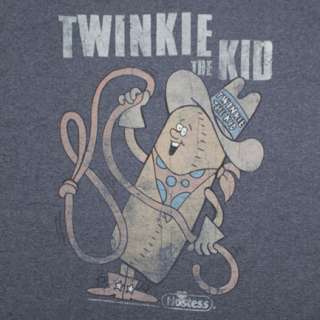 Hostess Twinkie The Kid Dark Heather Blue Graphic Tee Shirt  