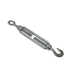 TURNBUCKLE STRAINER FENCE WIRE TENSIONER HOOK   EYE ZP 12MM ( pack of 