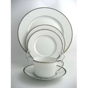  Raynaud Fontainbleau Platinum with Filet Dessert Plate 8.5 