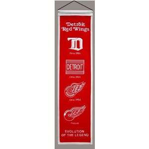  Detriot Red Wings Heritage Banner 100% Wool Sports 
