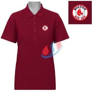    Womens Polo Shirt by Antigua (Dark Red) (Small)