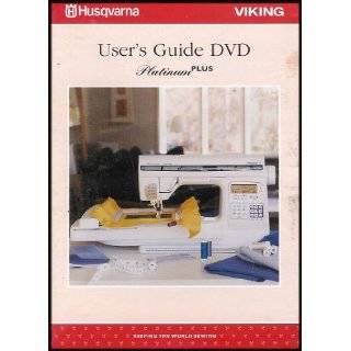 Husqvarna Viking Users Guide DVD for the Platinum Plus Sewing and 