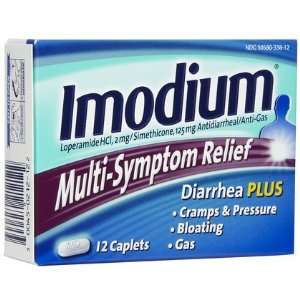  Imodium Multi Symptom Relief Caplets 12ct (Quantity of 6 