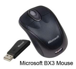 Microsoft BX3 Wireless USB Notebook Optical Mouse 3000  