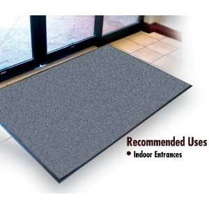   Indoor 3 x 5 FT Slip Resistant Entrance Floor Carpet Mat (Red/Black