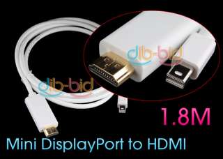 6FT Mini DisplayPort Mini DP to HDMI Adapter 4 MacBook  